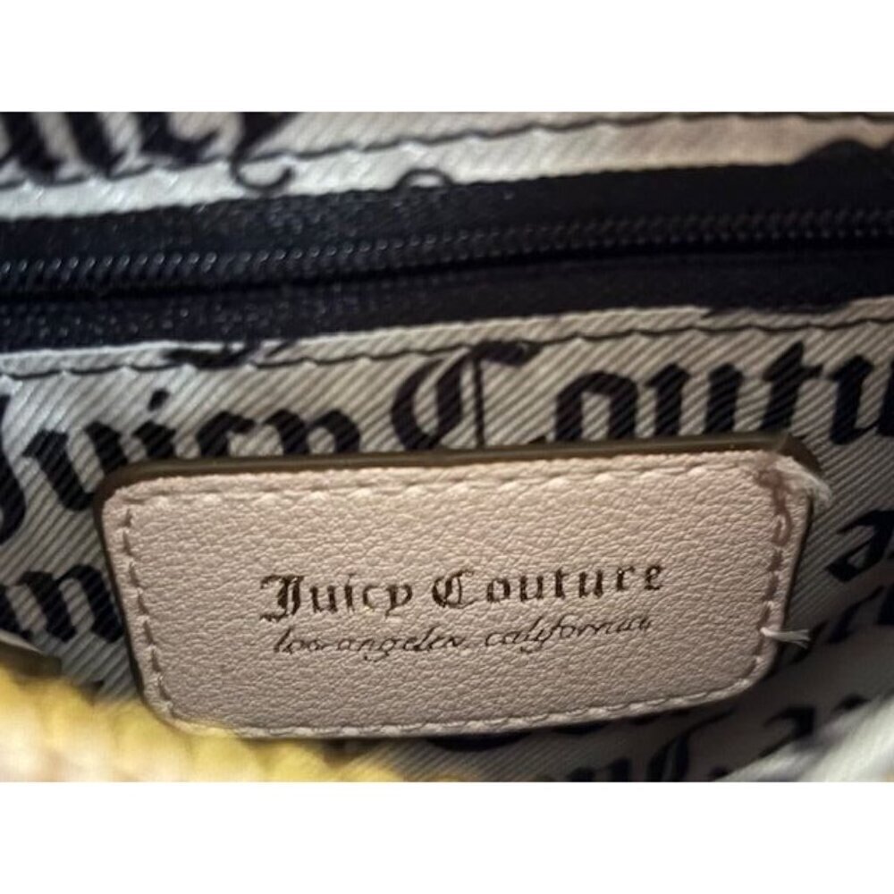NWT Juicy Couture Queen Of Everything Velour Mini Barrel Bag - Picture 7 of 9